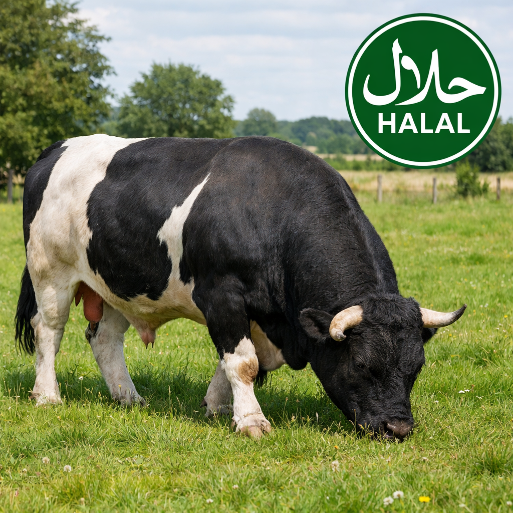 Kudde vee op een groen weiland